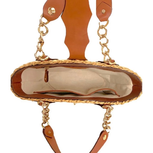 MICHAEL KORS Santorini Raffia Straw Tote Bag - Picture 7 of 11